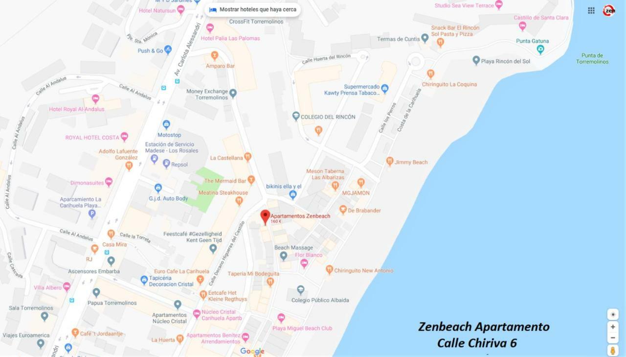 Zenbeach 1A Playa Carihuela 托雷莫利诺斯 外观 照片